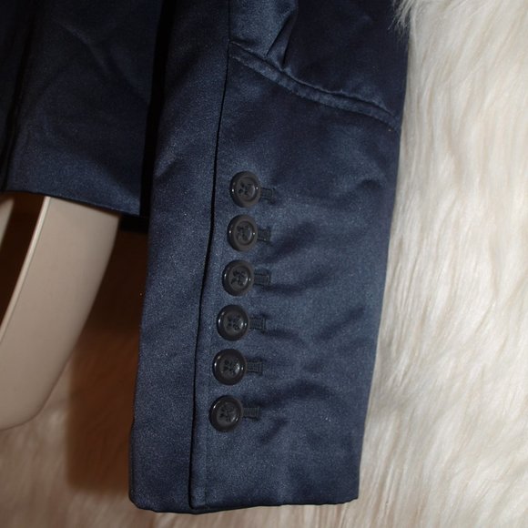 Dark Blue SUIT JACKET BY AXCESS SIZE 14 USED ONCE - Picture 3 of 5